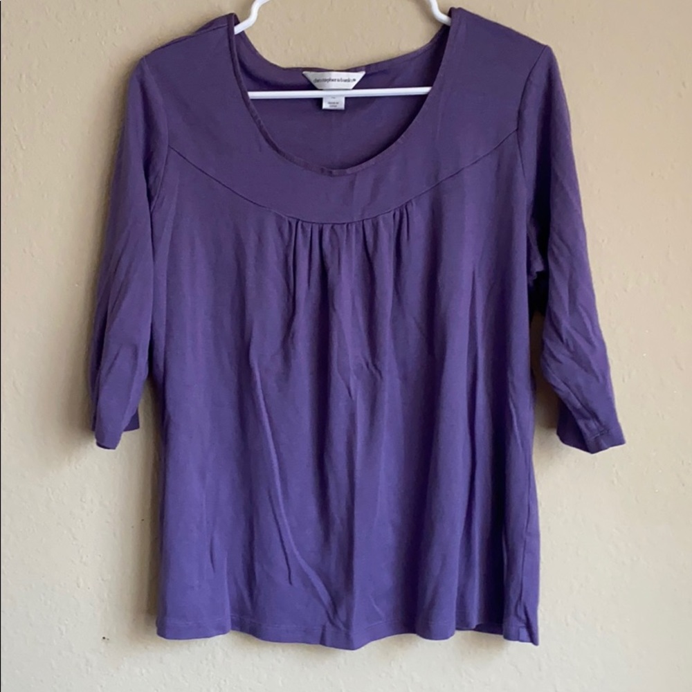 Christopher & Banks 3/4 Sleeve top. XL